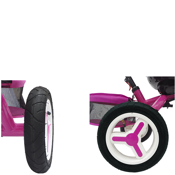 triciclo paseador musical rosado-cangurus.com.co