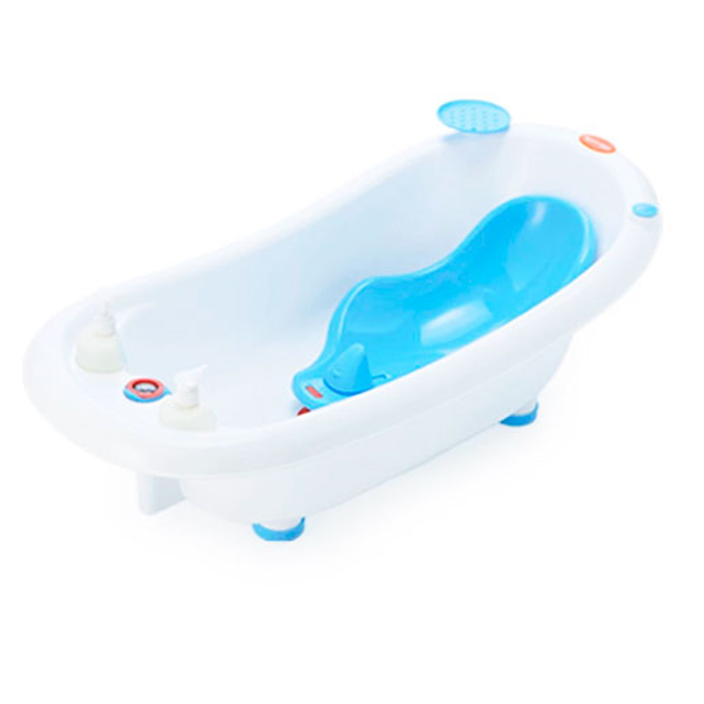 bañera portatil azul para bebes-tienda de articulos para bebes y niños-cangurus