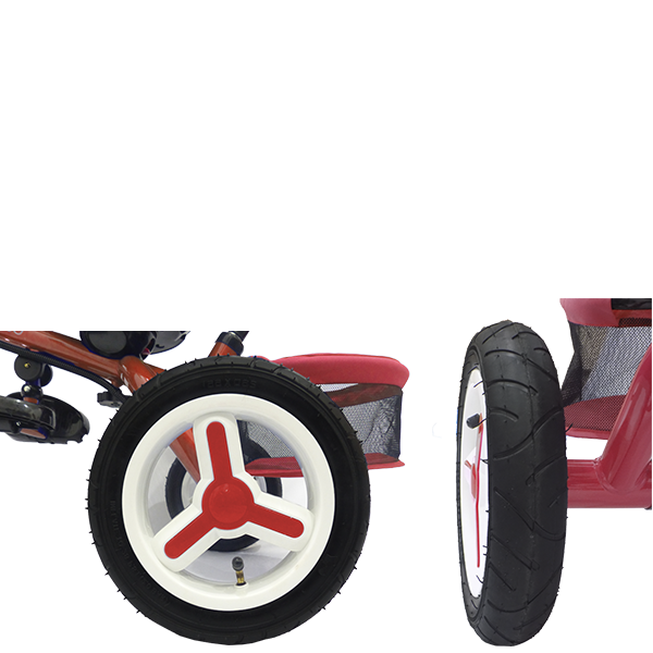 triciclo rojo llanta en inflable-cangurus.com.co 