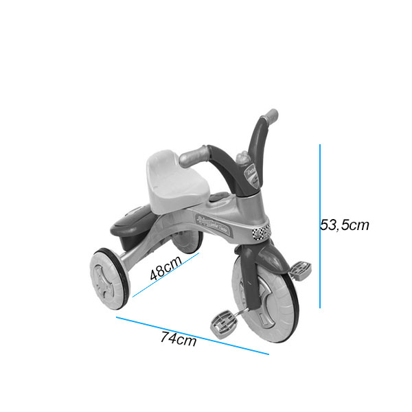 triciclo moto para bebes y niños