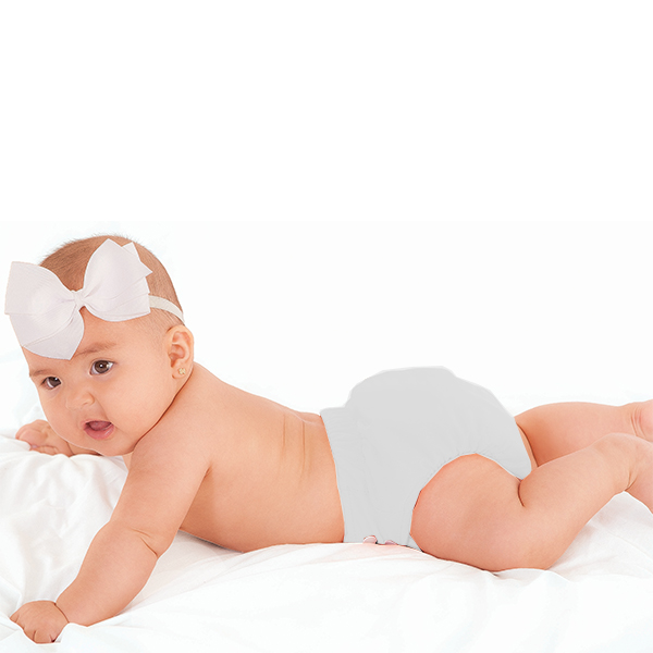 pañal ecologico blanco ideal para tu bebe 