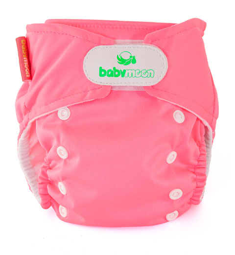 pañal reutilizable rosado para su bebe